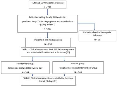 Sulodexide Significantly Improves Endothelial Dysfunction and Alleviates Chest Pain and Palpitations in Patients With Long-COVID-19: Insights From TUN-EndCOV Study